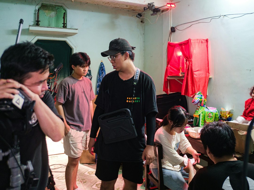 Small group discussing during a workshop session